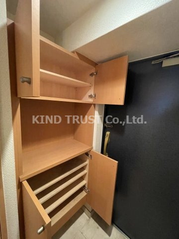 エイペックス天神橋Iの収納|こまごまとしたものを収納できそうですね