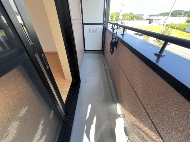 パディ　ペルコルソのバルコニー