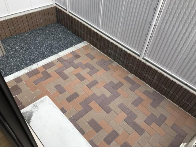 ウィステリアのバルコニー|専用庭（イメージ）