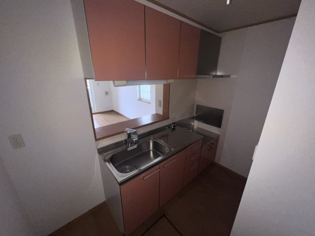 三木市加佐のアパートのキッチン
