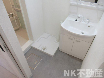 【洗面所】 | モアナ長瀬（長瀬賃貸） | 脱衣スペースもあります