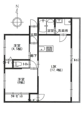 サンエステート小坂の間取り