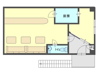 【間取り】 | ナチュラル第二ビル