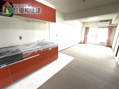 【居間・リビング】 | 明石アーバンライフ | 令和３年８月時点の写真(賃貸前)