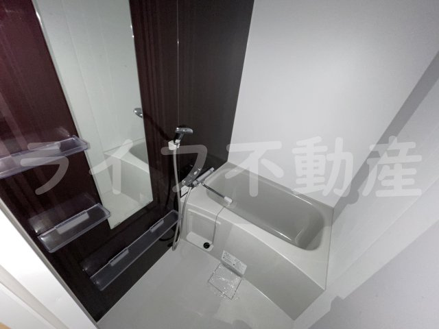 F+style大蓮南1号館の浴室|ゆったり過ごせるお風呂です