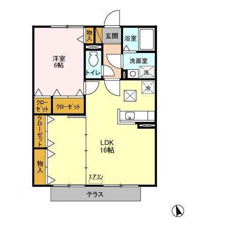 ﾙﾐｴｰﾙﾓﾅﾘｴの間取り