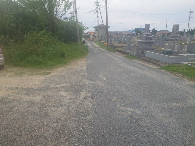 【土地図】 | 全面道路は公道に接している土地です