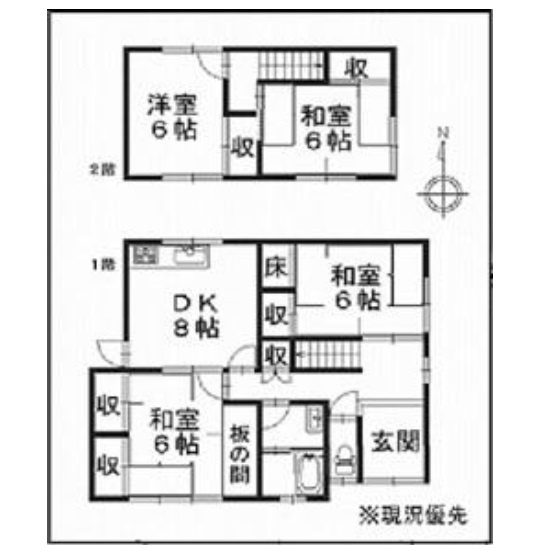 【間取り】 | 間取りは4DKになります。