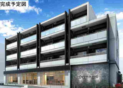 【外観】 | シャン・ヴァロン明神町 | ※外観パース