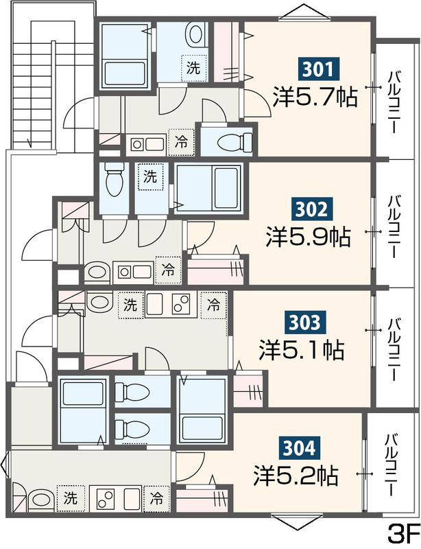 MELDIA秋山の間取り