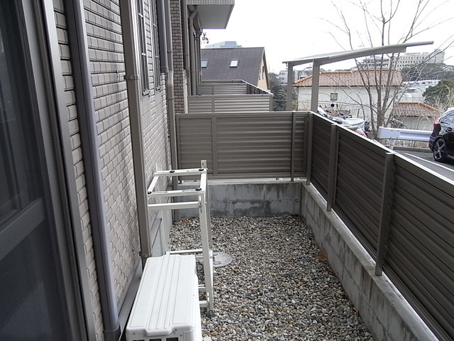 クオーレ六甲のバルコニー