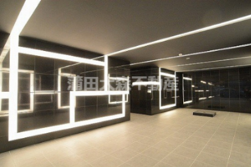 ステージグランデ蒲田アジールコートのエントランス