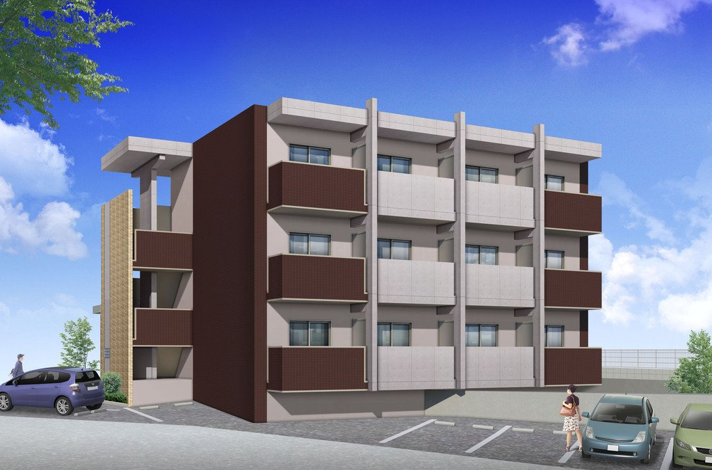 ＧＬＡＤ健軍本町の外観パース