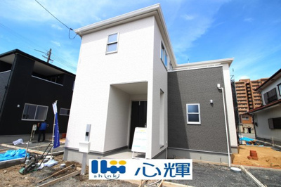 【外観】 | リーブルガーデン宇部市錦町（３号棟） | 現地(2024年6月21日撮影）
外構工事中です。