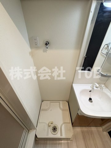 【その他】 | Bliss千歳烏山-ブリス千歳烏山- | 2F　洗濯機置き場※クリーニング完了前※