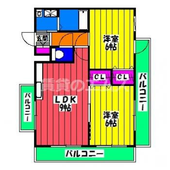 【間取り】 | ルッシェ博多駅南 | ルッシェ博多駅南の間取り