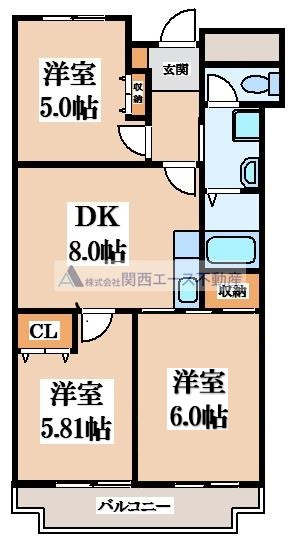 【間取り】 | 友井グレイス