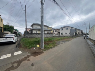 【前面道路含む現地写真】 | 川越市むさし野南　建築条件なし売地　西武新宿線『南大塚駅』徒歩19分　【武蔵野小学区】