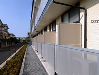 竹山弐番館のバルコニー