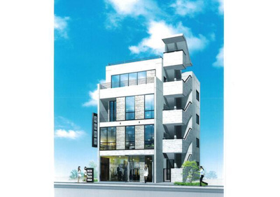 【外観パース】 | 部屋番号：1-4 |  