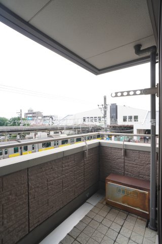 モエムマンションのバルコニー