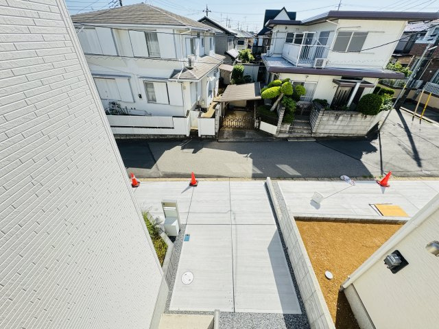 柏市南逆井５丁目新築戸建（南逆井22-2期）の展望|バルコニーより道路側眺望