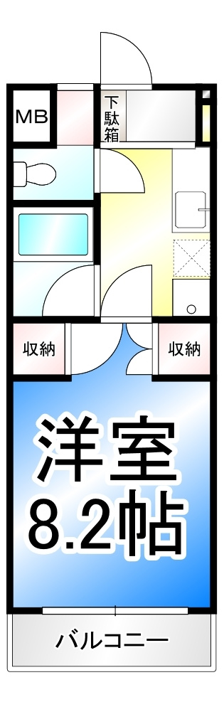 URBAN　INADAの間取り