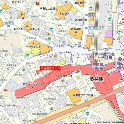 【地図】 | 渋谷道玄坂ビル |  