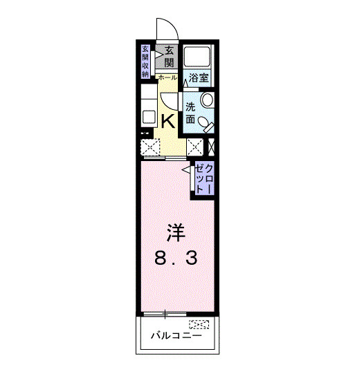ヴィラドムスの間取り|間取図