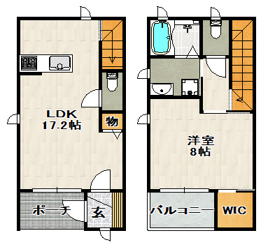 フラッツ宝塚の間取り