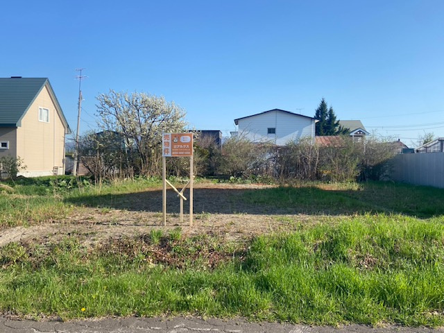 斜里町青葉町土地の外観