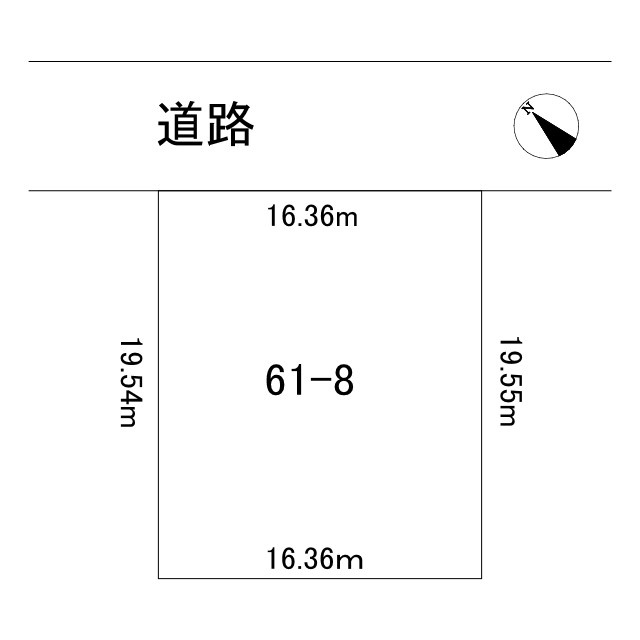 斜里町青葉町土地の土地図