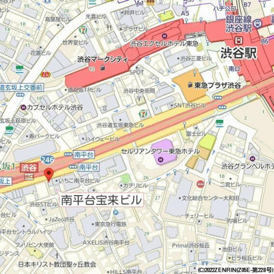 【地図】 | 南平台宝来ビル |  