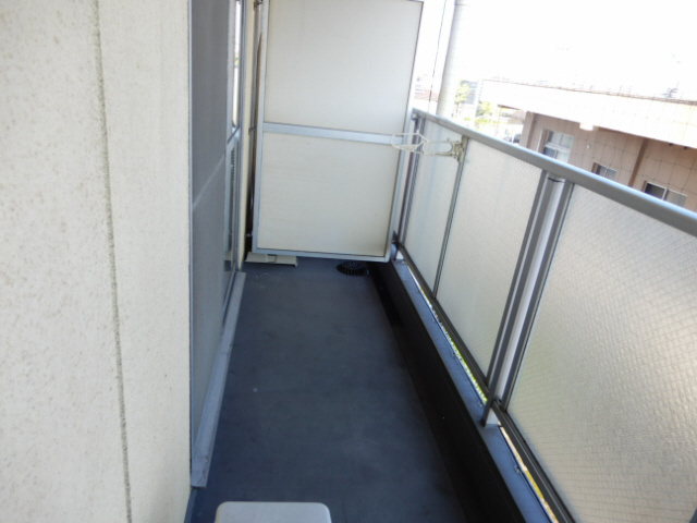 龍宮ハイツのバルコニー