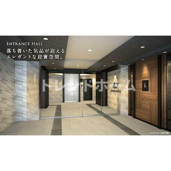 ワールドアイ大阪ドームシティⅡのエントランス|選べる家電プランあり！！