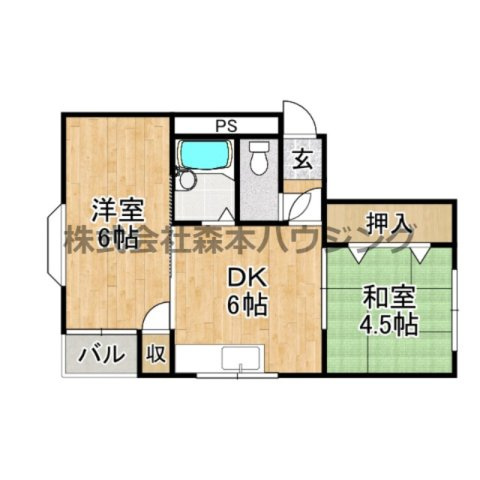 【間取り】 | 　ビシェンテ23