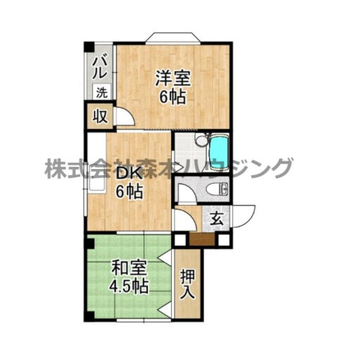 【間取り】 | 　ビシェンテ23