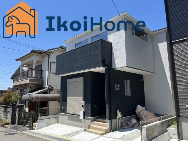 明石市魚住町西岡　新築一戸建の外観|４LDKにウォークインクローゼットがあり全室洋室です！2面窓となっている為明るく広々としています！
