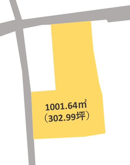 和歌山市下三毛・土地・56852の区画図