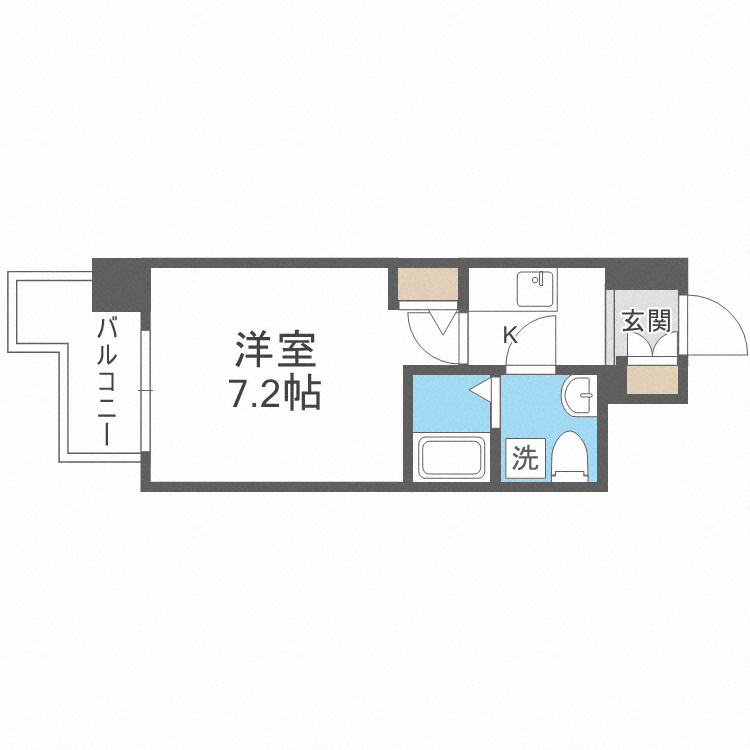 セレニテ難波プリエの間取り