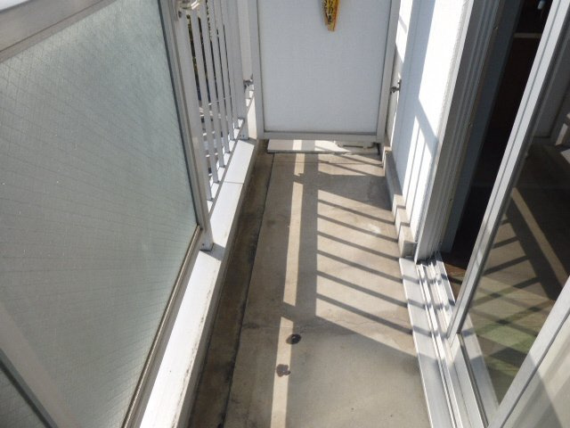 錦アトリオのバルコニー