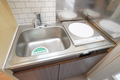 【キッチン】 | スカイコート川崎第６ | 1口IHコンロ