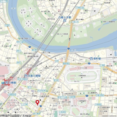 【地図】 | スカイコート川崎第６