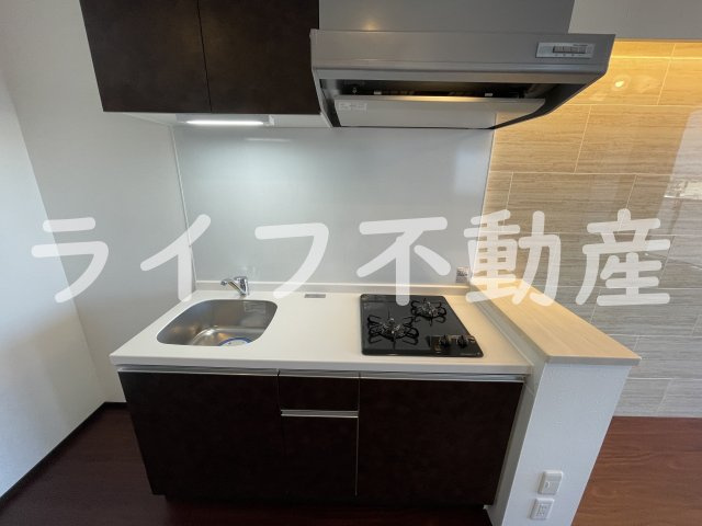 プレジオ布施ASIANのキッチン|お料理しやすいキッチンです