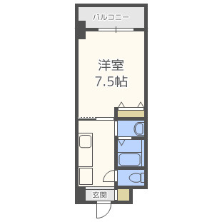 KDXレジデンス難波の間取り