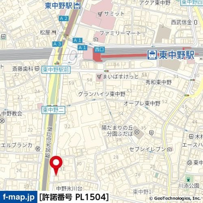【地図】 | ジェイパーク東中野