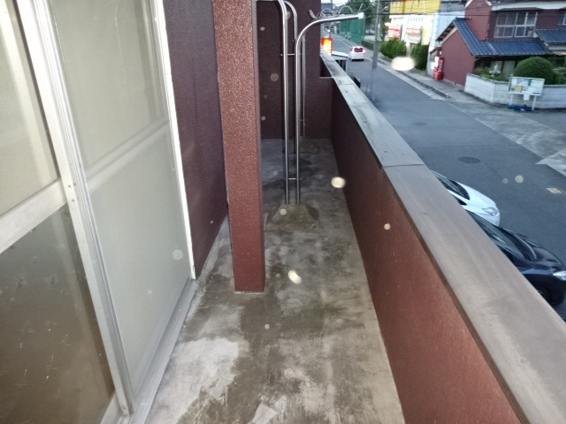 グリーンハイツ北棟のバルコニー