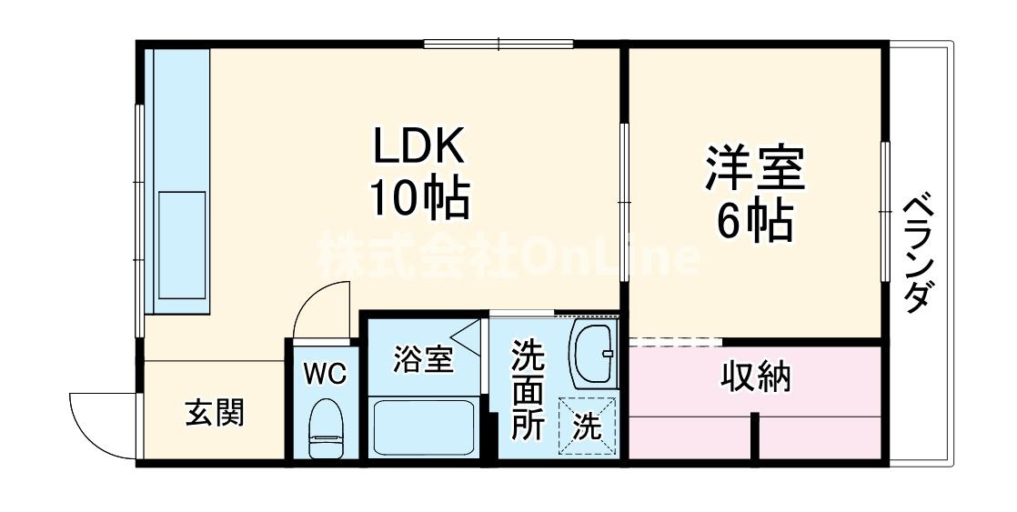 昌栄ハイツの間取り