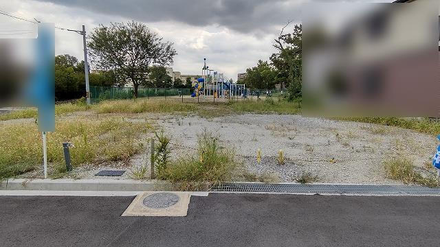 箕面市箕面5丁目　建築条件なし土地の外観
