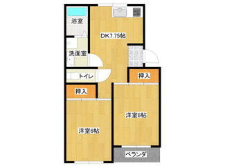 【間取り】 | チェリーピアB棟